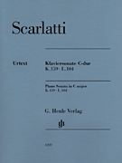 cover for Piano Sonata in C Major K. 159, L. 104