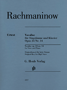 cover for Vocalise Op. 34 No. 14