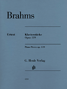 cover for Piano Pieces Op. 119 Revised Edition