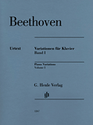 cover for Piano Variations, Volume 1 - Revised Edition