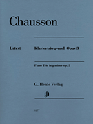 cover for Piano Trio in G minor, Op. 3
