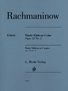 cover for Étude-Tableau in C Major, Op. 33 No. 2