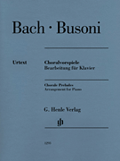 cover for Chorale Preludes (Johann Sebastian Bach)