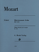 cover for Piano Sonata in A Major K331 (300i) (with Alla Turca)