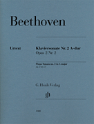 cover for Piano Sonata No. 2 in A Major Op. 2, No. 2
