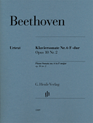 cover for Piano Sonata No. 6 in F Major Op. 10, No. 2