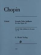 cover for Grande Valse Brillante E-flat Major Op. 18
