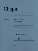 cover for Etude in G-flat Major, Op. 10, No. 5