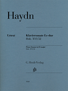 cover for Piano Sonata in E-flat Major, Hob. XVI:52