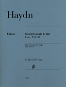 cover for Piano Sonata in C Major, Hob. XVI:50
