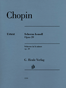 cover for Scherzo in B minor, Op. 20 - Revised Edition