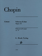 cover for Scherzo E Major Op. 54