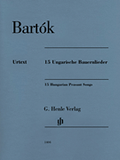 cover for 15 Hungarian Peasant Songs Piano Solo (can Sell Into Canada)