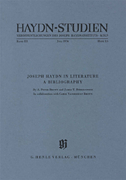 cover for Joseph Haydn in Literature - A Bibliography