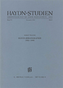 cover for Haydn-Bibliographie 1984-1990