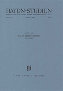 cover for Haydn-Bibliographie 1991-2001