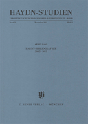 cover for Haydn-Bibliographie 2002-2011