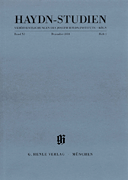 cover for Haydn Studien Series - Series II, Volume 1, December 2014
