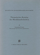 cover for Sammlung Proske, Manuskripte des 18. und 19. Jahrhunderts aus den Signaturen A.R., C, AN