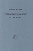 cover for Verlegerischer Dienst an der Musik
