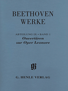 cover for Ouvertüren zur Oper Leonore II, III, I