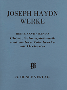cover for Choruses, Incidental Music and Other Vocal Works with Orchestra