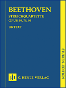 cover for String Quartets Op. 59, 74, 95