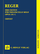 cover for 3 Suites for Violoncello Solo Op. 131c
