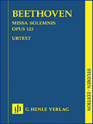 cover for Missa Solemnis D Major Op. 123