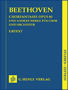 cover for Works for Choir and Orchestra Op. 80, 112, 118, 121b, 122, WoO 95