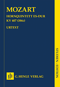 cover for Horn Quintet in E-flat Major KV 407 (386c)