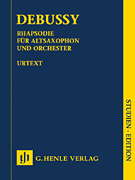 cover for Rhapsody for Alto Saxophone and Orchestra