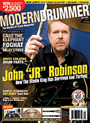cover for Modern Drummer Magazine - April 2011
