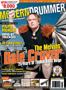 cover for Modern Drummer Magazine - May 2011