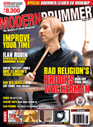 cover for Modern Drummer Magazine - August 2011