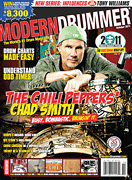 cover for Modern Drummer Magazine - October 2011