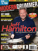 cover for Modern Drummer Magazine - February 2012 Issue