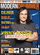 cover for Modern Drummer Magazine - May 2012