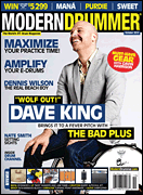 cover for Modern Drummer Magazine - October 2012 Issue