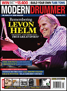cover for Modern Drummer Magazine - November 2012 Issue