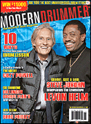 cover for Modern Drummer Magazine Back Issue - April 2008