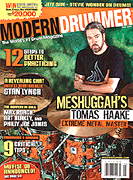 cover for Modern Drummer Magazine Back Issue - May 2008