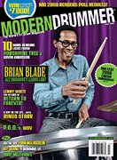 cover for Modern Drummer Magazine Back Issue - July 2008