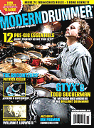 cover for Modern Drummer Magazine Back Issue - October 2008