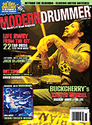 cover for Modern Drummer Magazine Back Issue - November 2008