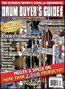 cover for Modern Drummer Buyers Guide 2008 Everything for the Drummer