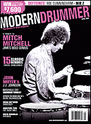 cover for Modern Drummer Magazine Back Issue - April 2009