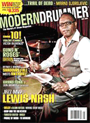 cover for Modern Drummer Magazine Back Issue - May 2009
