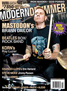 cover for Modern Drummer Magazine Back Issue - November 2009