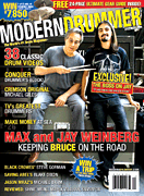 cover for Modern Drummer Magazine Back Issue - December 2009